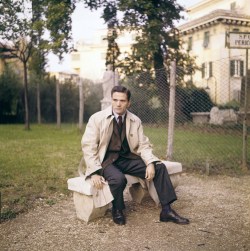 barcarole:  Pier Paolo Pasolini in Rome, 1967. Photo by Franco Vitale. 