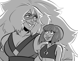 First drawing is a sketch commission with additional shade for Rockzillahh [Jasper and their OC Jade]And the rest is from my Twitter, tho I tend to ramble&amp;complain there more than anything else &lt;”D