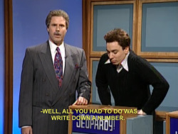 Hahaha love celebrity jeopardy