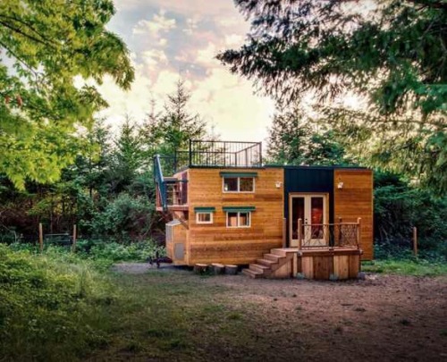 goodwoodwould:  Good wood - compact, comfy and cool as hell, the ‘Basecamp Tiny Home’ by Backcountry Tiny Homes.