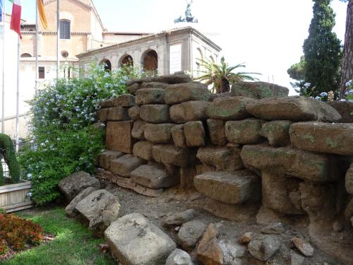 Remains of temple of Jupiter on Capitolium