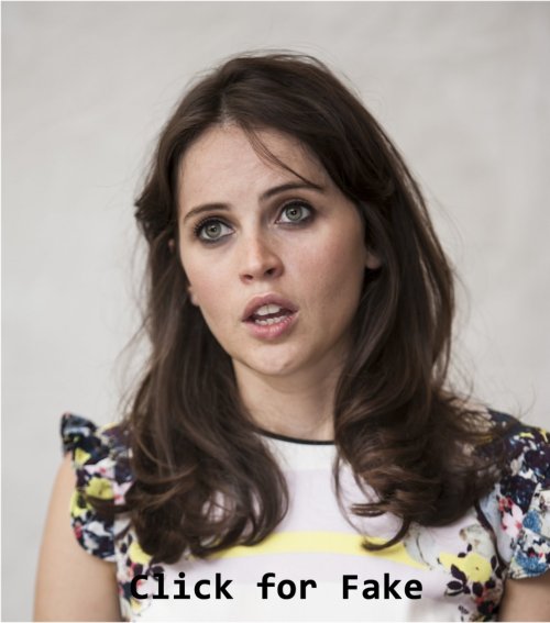 Felicity Jones fake