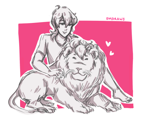 Pet your lion shapeshifter boyfriend, Keith♥♥Sheith Week Unlimited Day 2: Lions