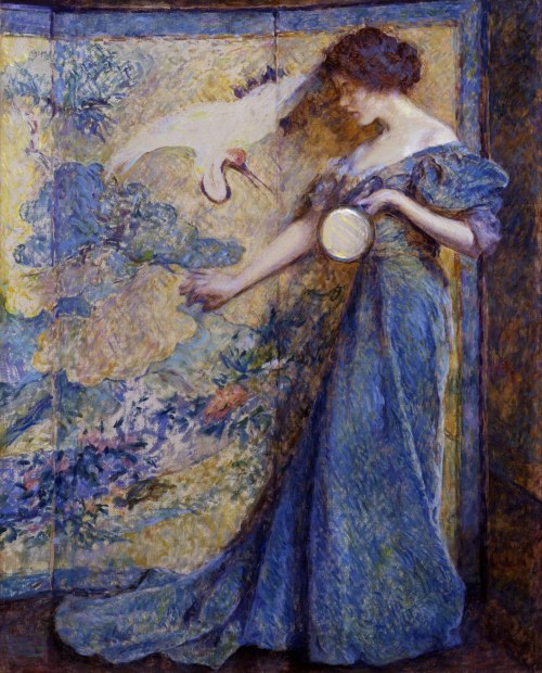silenceformysoul:Robert Lewis Reid - The Mirror, 1910