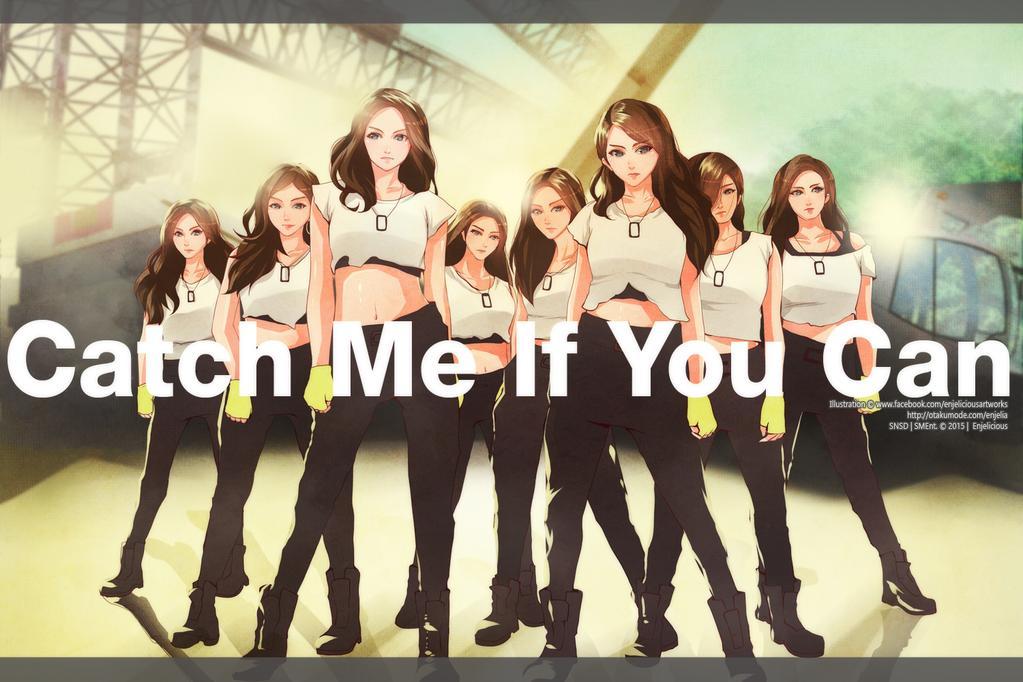kpop-now:Girls’ Generation Catch me if you can [Fan art] 150409 #SNSD #소녀시대