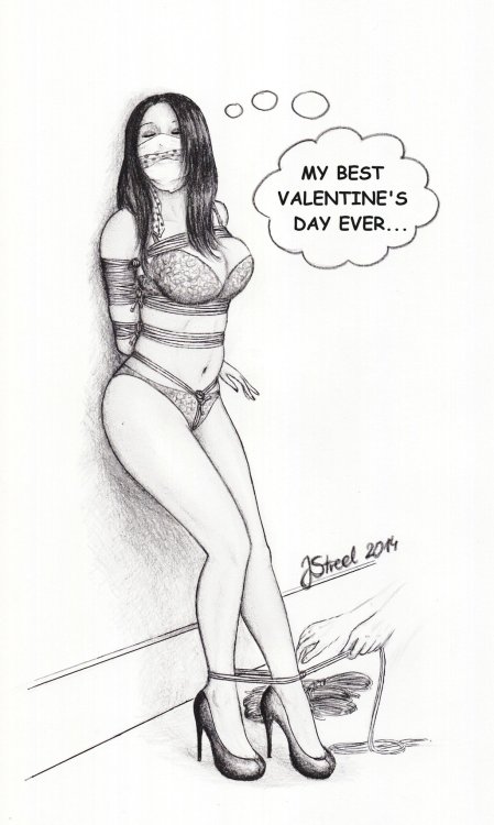 Porn photo bondshi:  Valentine’s Day by jstreel