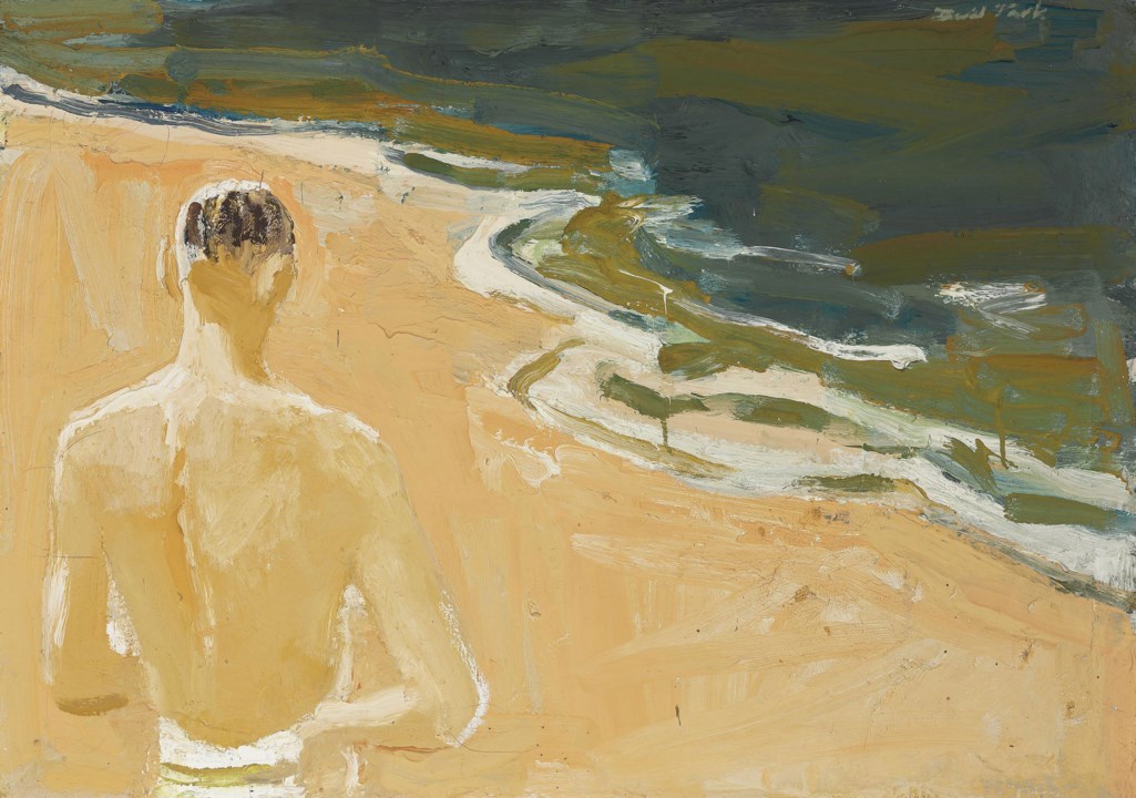 huariqueje:  The Beach  -    David Park , 1954American, 1911-1960  oil on canvas