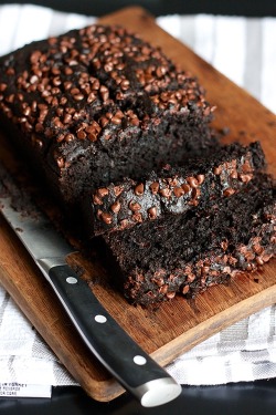 chefthisup:  Double Chocolate Banana Bread.