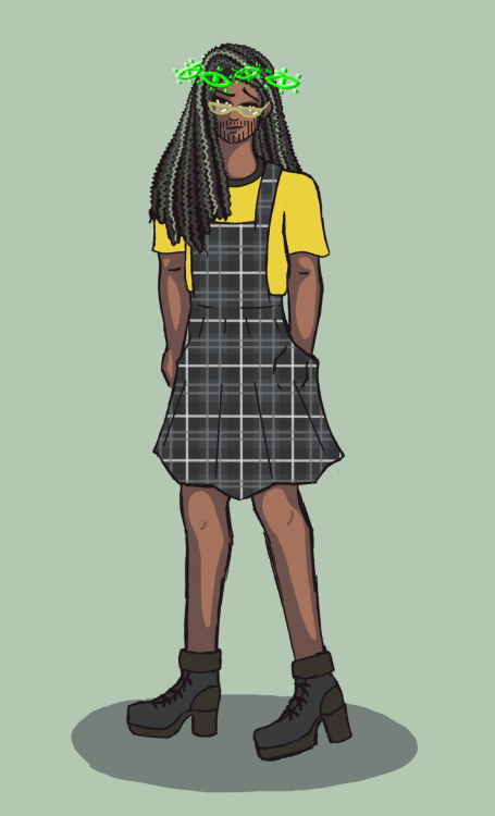 apparently drawing jon in ur own clothes is a thing so here he is in a dress i ordered a week ago th