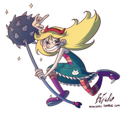 wikigiuli:  Guess who watched the first season of “Star vs the Forces of Evil”? XD Star etc © Disney, Art © Giulia Lomurno   Yes! More art from fellow inhabitants of the boot-shaped country. 