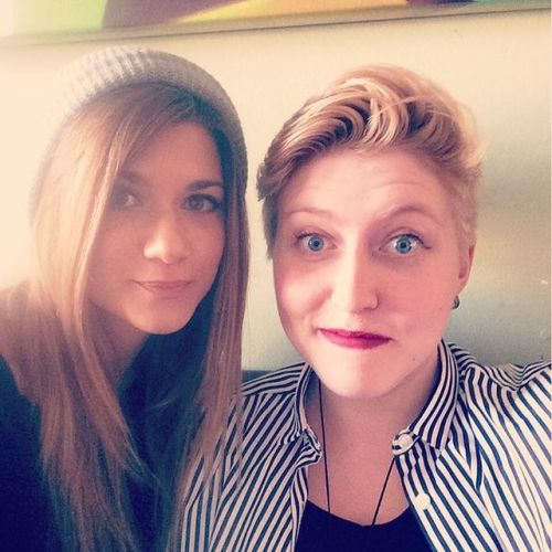 bloodymoonblacksun: Elise Bauman &amp; Kaitlyn Alexander { friendship goals }  d’awww