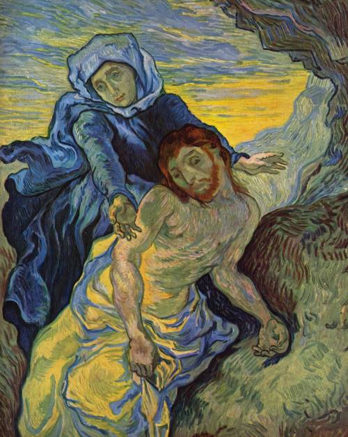 Vincent van Gogh, The Pietà after Delacroix, Van Gogh Museum, Amsterdam, 1889