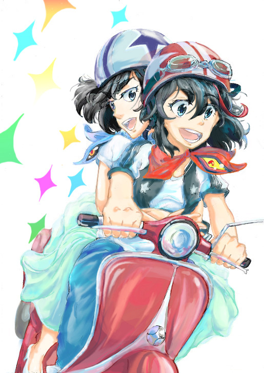 all-blues:  【キルラキル】姉妹の休日