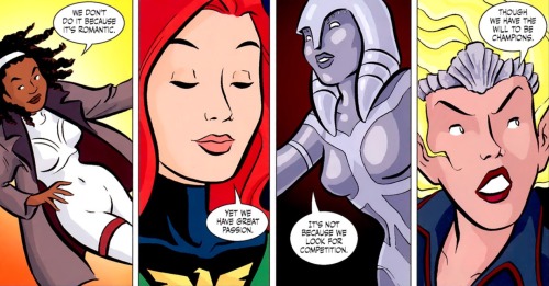 mattgoldey:sdmutt:lonely-husky:Marvel Women , I love them…Girls from comics #1-3 Written and art by 