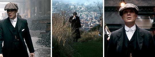 peakyblindersgifs:  Tommy Shelby; walking in every episode