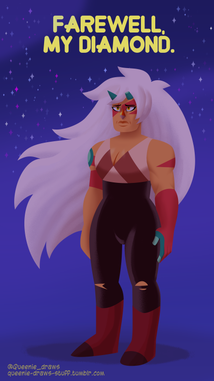 queenie-draws-stuff:  Finally made some decent fan art of my favorite gem. This turned out more somber than I meant it but it’s a good reflection of how I felt at the end of the show. 