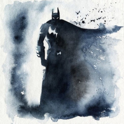 jedavu:  WATERCOLOR SUPER HEROES | BLULE