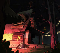 fuckyeahgravityfalls:  Backgrounds painted