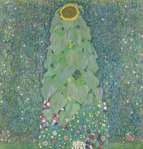 arsvitaest:Gustav Klimt, Sunflower, ca. 1907, oil on canvas