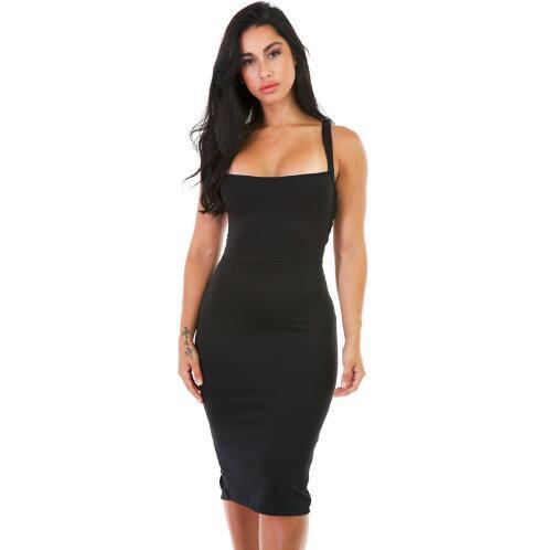 favepiece:Sleeveless Slash Neck Dress - Use code TUMBLR10 for a 10% discount!