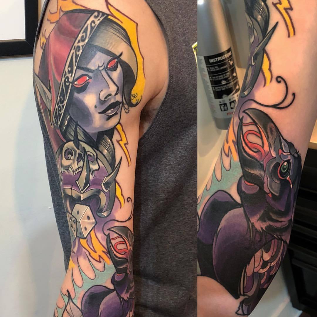 World of Warcraft tat I did MakeItCinematic tattoo tattooartist j   TikTok