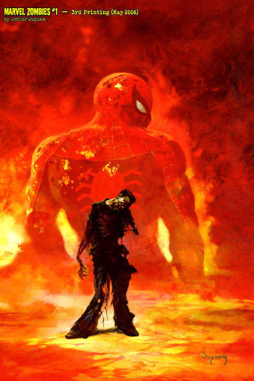 brianmichaelbendis:  Arthur Suydam zombifies Marvel’s most iconic covers