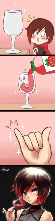 cslucaris:  #157 - How it feels to drink from a wine glassIt’s been proven that using a wine glass increases your classiness by about 200%.Inspired by Jerry Purpdrank’s vine https://vine.co/v/MAYZJYTJrKQ. Bottom image separated and at a slightly higher