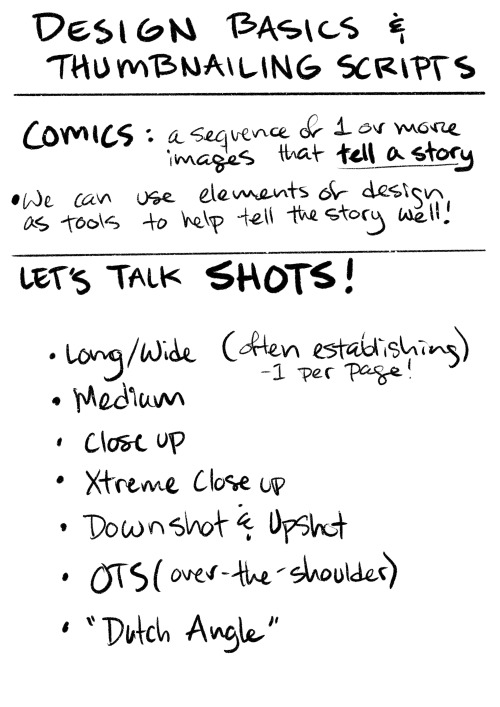 art-res: gingersnappish: Part 1 of my Design and Layout for Comics lecture! Here’s part 2