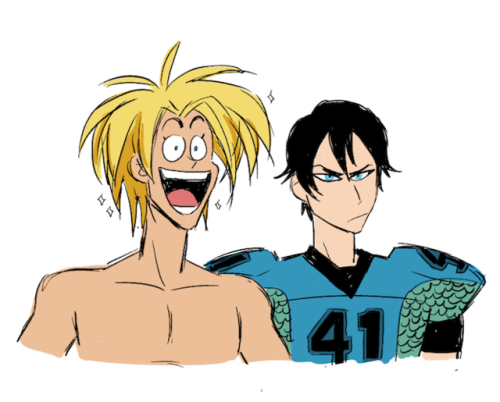 So I re-read all of Eyeshield 21 and went on a big doodle kick! One of my favorite manga of all time