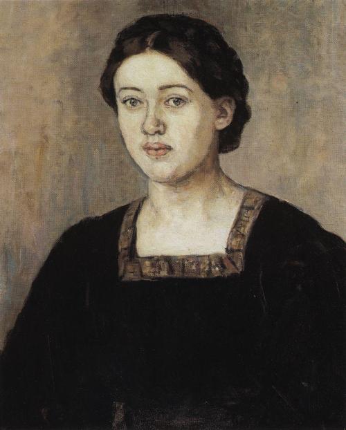 Portrait of A. A. Dobrinskaya, Vasily Surikov