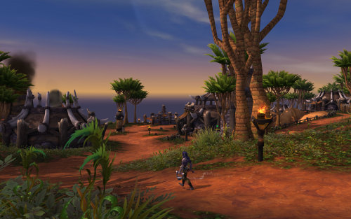 onceuponawarcraft:  Daily life in Broken Horn Village…