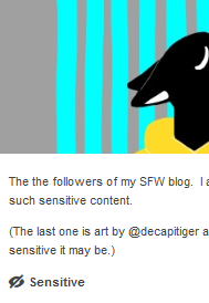 tastefulnewds:  My compilation post of wrongly flagged sensitive content got flagged as sensitive co