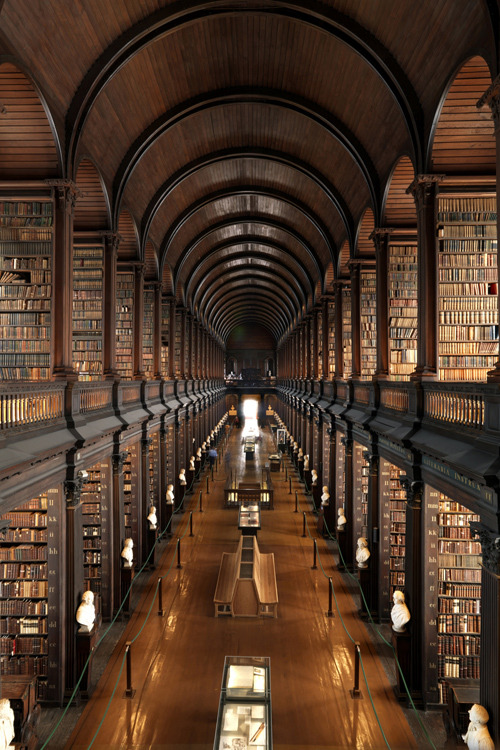 plasmatics-life:Dublin ~ Trinity College Library | By Irish Welcome Tours