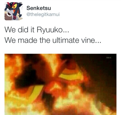 makaiwars:  This was overdue- Part 4 of tweets from the parody Ryuko twitter! +1 from a really great parody SenketsuPart 3