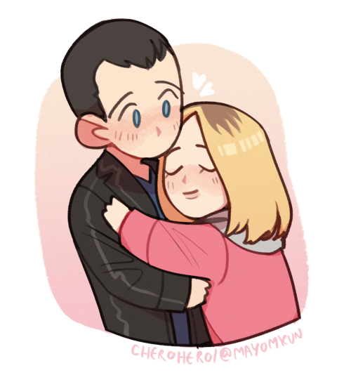 cherohero:  I’ve been drawing a lot of hugs lately