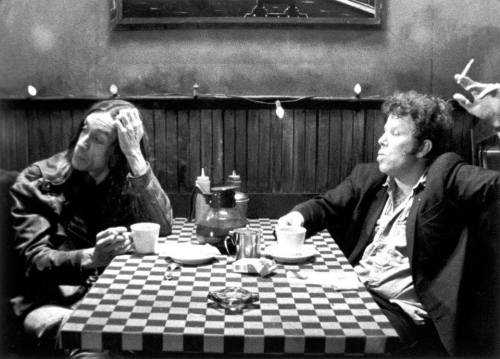 XXX seafaringgypsy:  Iggy Pop and Tom Waits “Coffee photo