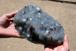 soilswitch:  clear apophyllite / blue chalcedony