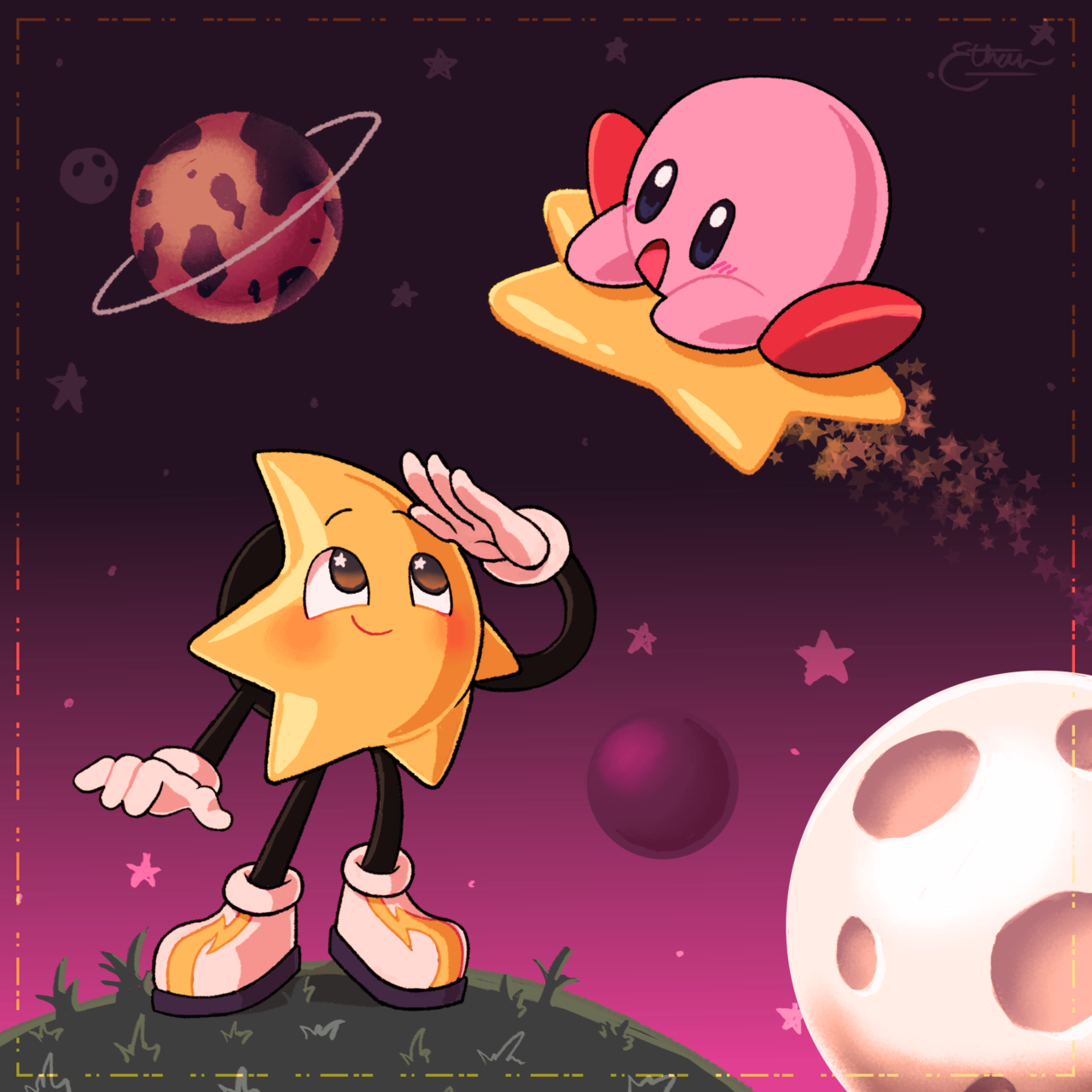 jollyroad: Inktober 2018 Day 08 - “Star”