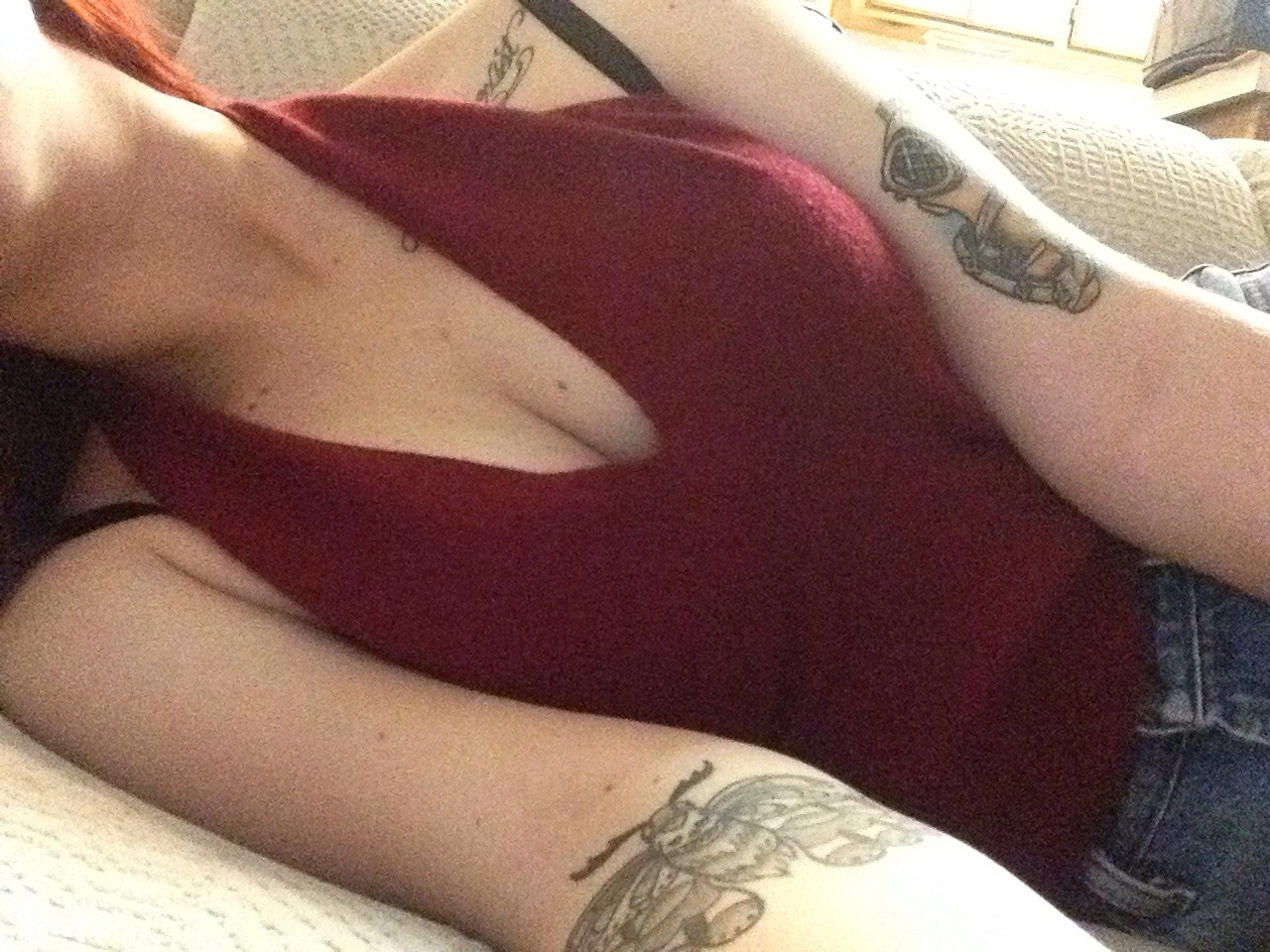 m0rphlne:  if I had boobs these pictures would be cooler but my tattoos look cool