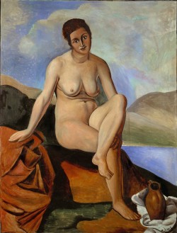 topcat77:  Andre Derain Nude with Jug, ca.