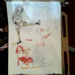 Here&Amp;Rsquo;S A Drawing Of The Fantastic Madge Of Honor At Dr. Sketchy&Amp;Rsquo;S