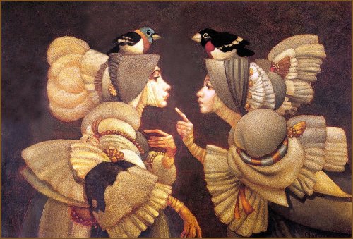 artsytoad:James C. Christensen, Tete A Tetewww.artsytoad.tumblr.com