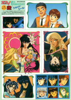 animarchive:    Stickers from various OVAs