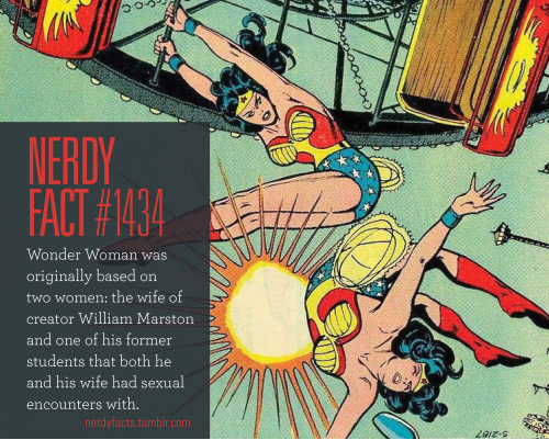 sevensneakyfoxes:  themetaisawesome:  themyskira:  themetaisawesome:  thefingerfuckingfemalefury:  scotsdragon:  thefingerfuckingfemalefury:  themyskira:  hells-will-88:  themyskira:  nerdyfacts:  Nerdy Fact #1434: Wonder Woman was originally based on