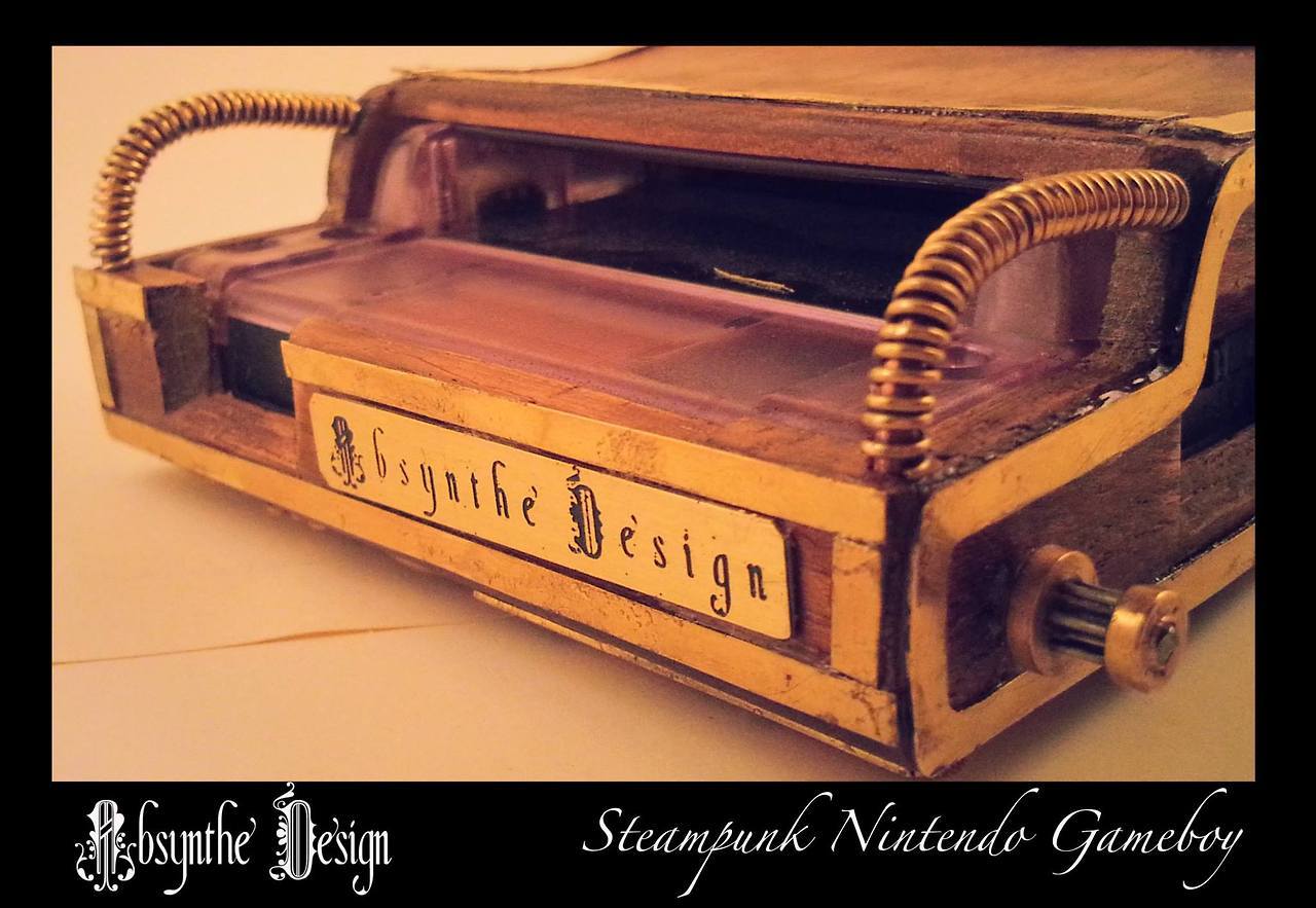 nomalez:  STEAMPUNK NINTENDO GAMEBOY by Absynthe Design Absynthe Design on the web: