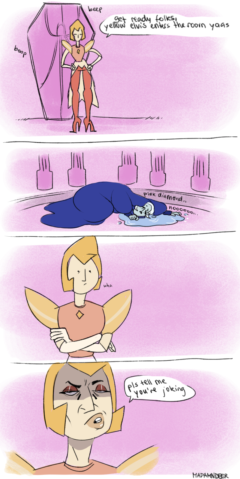 madamndeer:yellow diamond has had ENOUGH