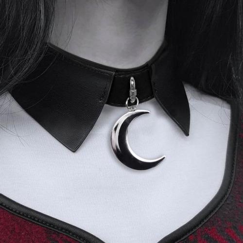 Punk Gothic Moon Choker starts at $14.90 ✨☀️✨I like this one. What about you?