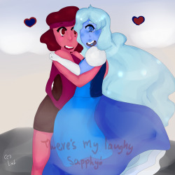 Pastel-Lunatics:  “There’s My Laughy Sapphy!!”A Little Thing I Drew Before