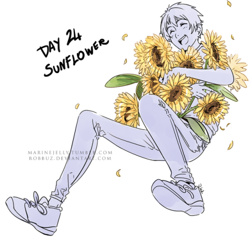 marinejelly:Some sketches I did for a “30 Days of flowers” challenge featuring Utapri boys <3 lov