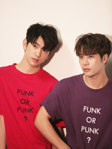 got7-updates: Jinyoung & Jackson for Oh Boy Magazine